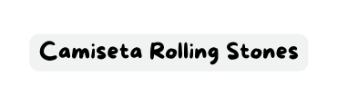 Camiseta Rolling Stones